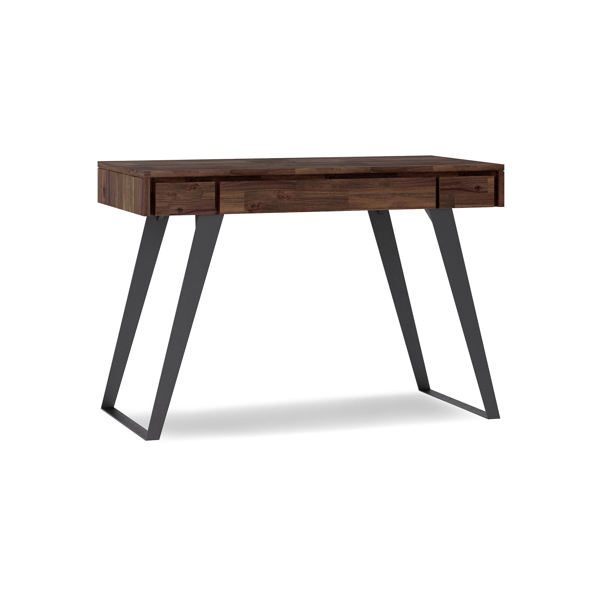 Simpli Home Lowry Small Desk, Distressed Brown