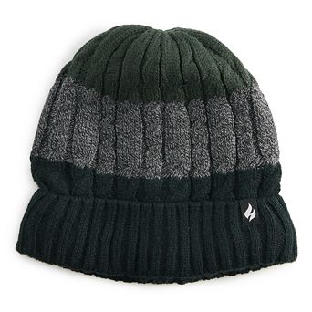 Men's Heat Holders Cable Knit Roll-Up Hat