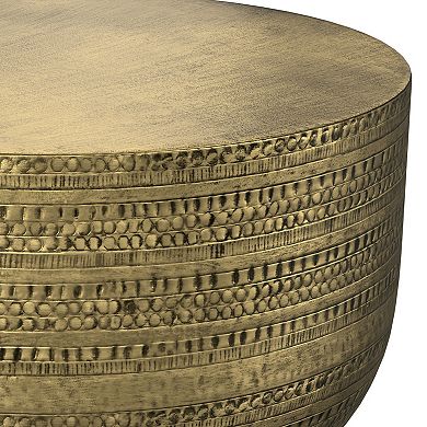 Simpli Home Johnsen Metal Coffee Table