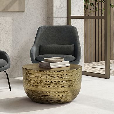 Simpli Home Johnsen Metal Coffee Table