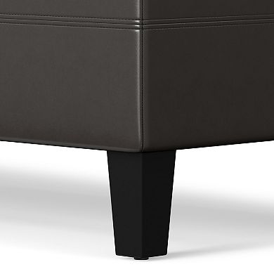 Simpli Home Afton Storage Ottoman Bench
