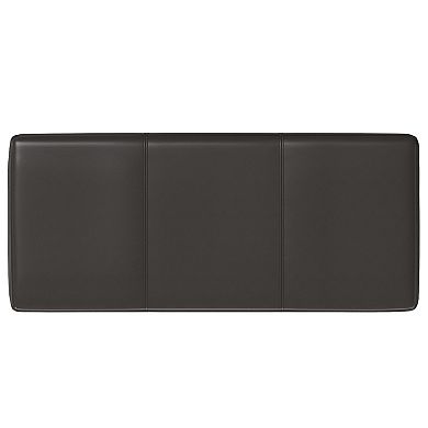 Simpli Home Avalon Rectangular Storage Ottoman