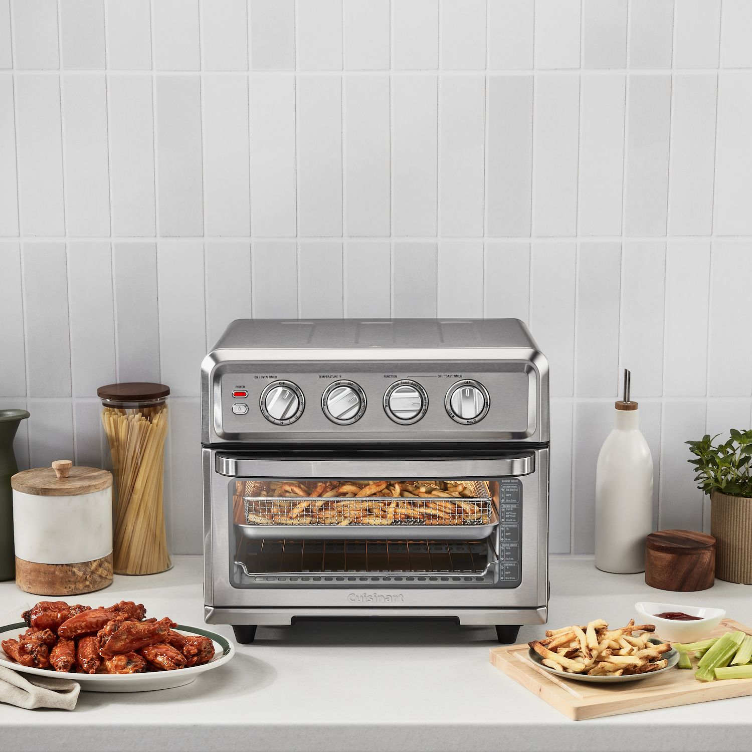 とみースター Cuisinart® Stainless Steel Air Fryer Toaster Oven with Grill