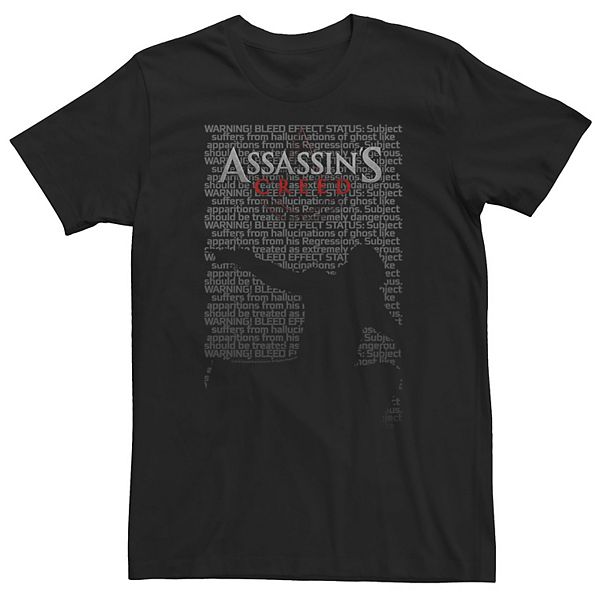 Big & Tall Assassin's Creed Text Outline Tee