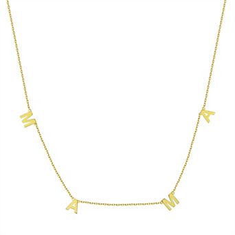 Taylor Grace 10k Gold "MAMA" Necklace