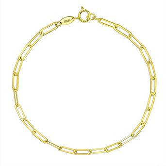 Taylor Grace 10k Gold Paper Clip Bracelet