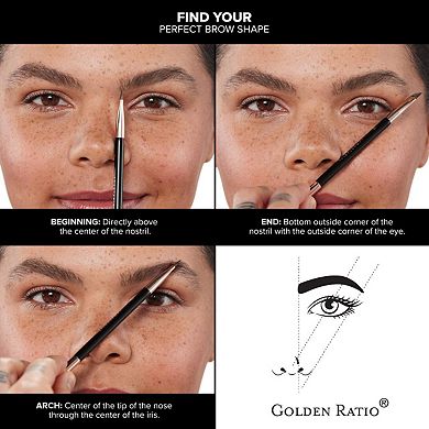 Brow Definer 3-in-1 Triangle Tip Easy Precision Eyebrow Pencil