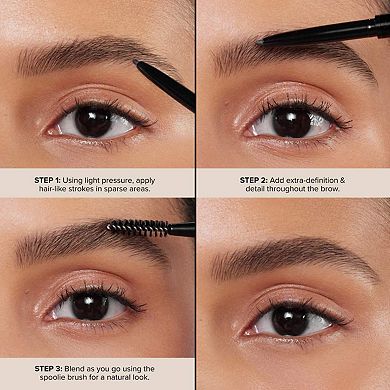 Brow Definer 3-in-1 Triangle Tip Easy Precision Eyebrow Pencil