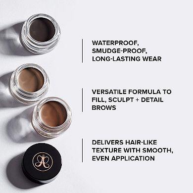 DIPBROW Waterproof, Smudge-Proof Brow Pomade