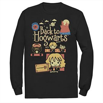 Men's Harry Potter Chibi Back To Hogwarts Tee