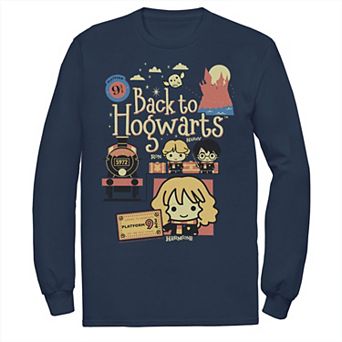 Men's Harry Potter Chibi Back To Hogwarts Tee