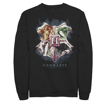 Men's Harry Potter Hogwarts Crest Watercolor Sweatshirt