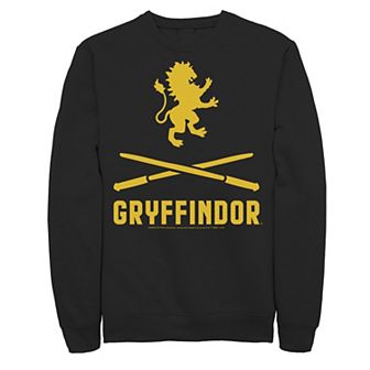 Men's Harry Potter Gryffindor Crossed Wands Logo Sweatshirt