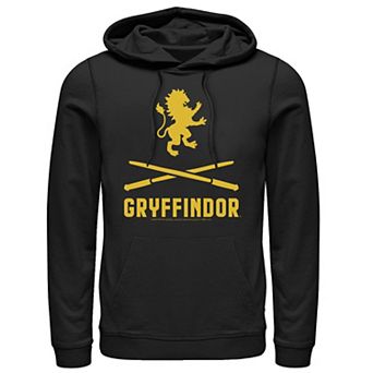 Men's Harry Potter Gryffindor Crossed Wands Logo Hoodie
