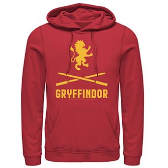 Men's Harry Potter Gryffindor Crossed Wands Logo Hoodie