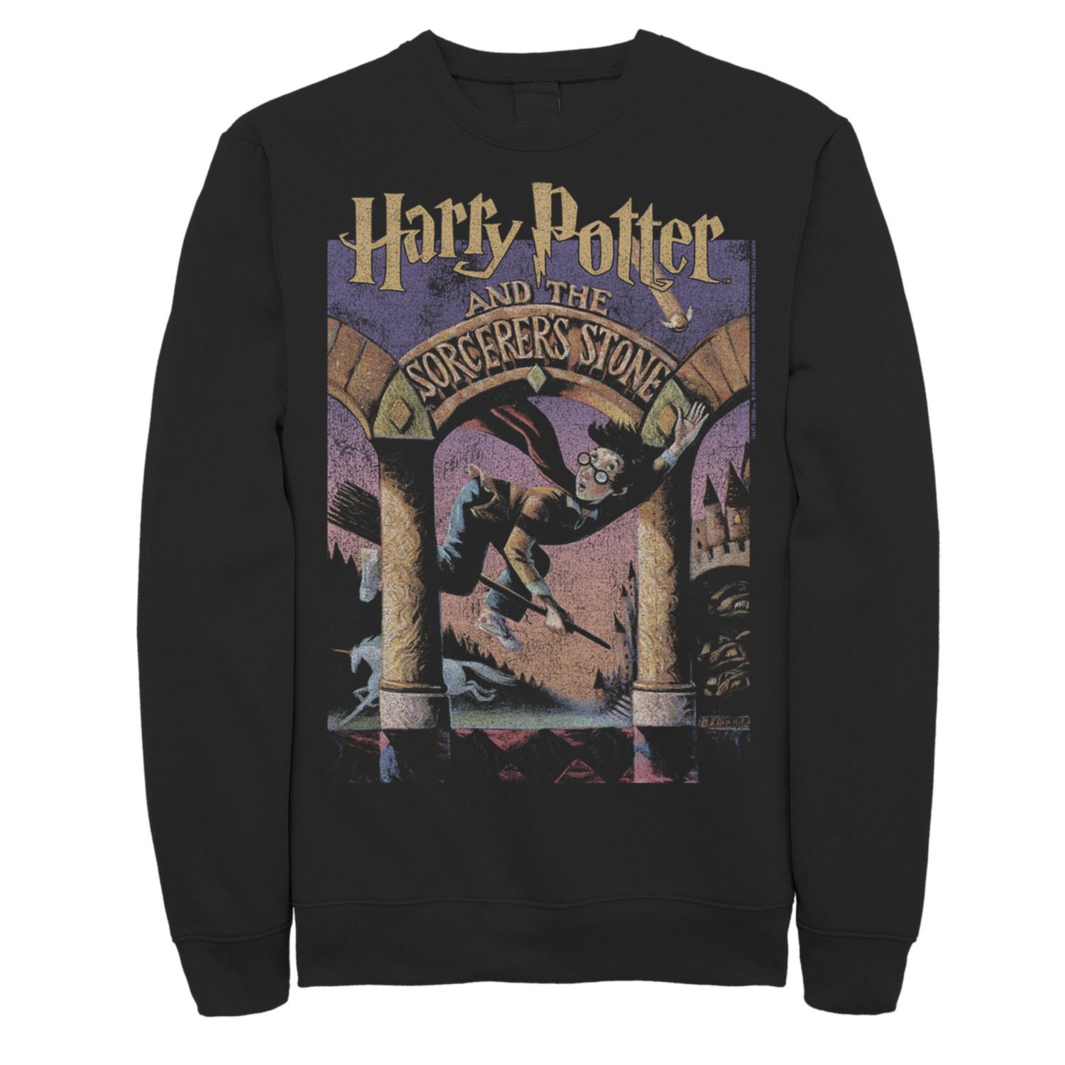 Image for Harry Potter Men's Sorcerers Stone Poster Sweatshirt at Kohl's.