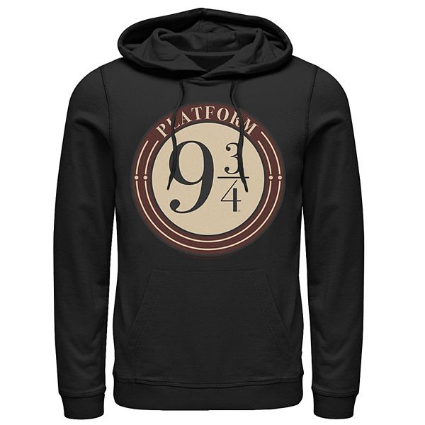 Men's Harry Potter Platform 9 & 3/4 Simple Logo Hoodie