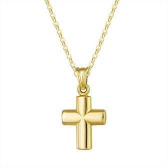 Forever 14K Cross Pendant Necklace