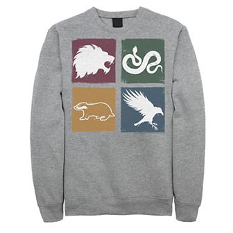 Men's Harry Potter Simple House Crest Box Up Sweatshirt