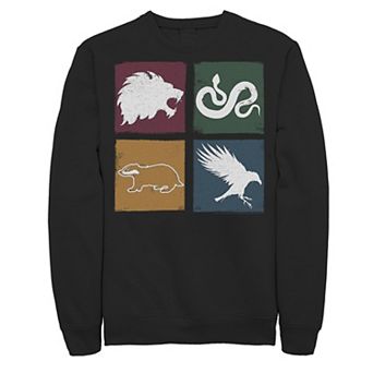Men's Harry Potter Simple House Crest Box Up Sweatshirt