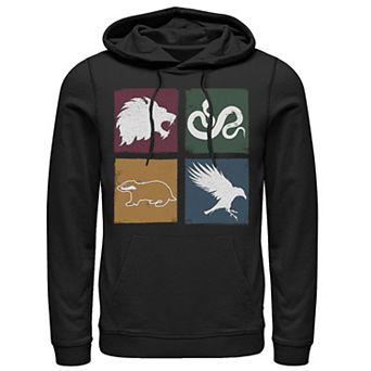 Men's Harry Potter Simple House Crest Box Up Hoodie