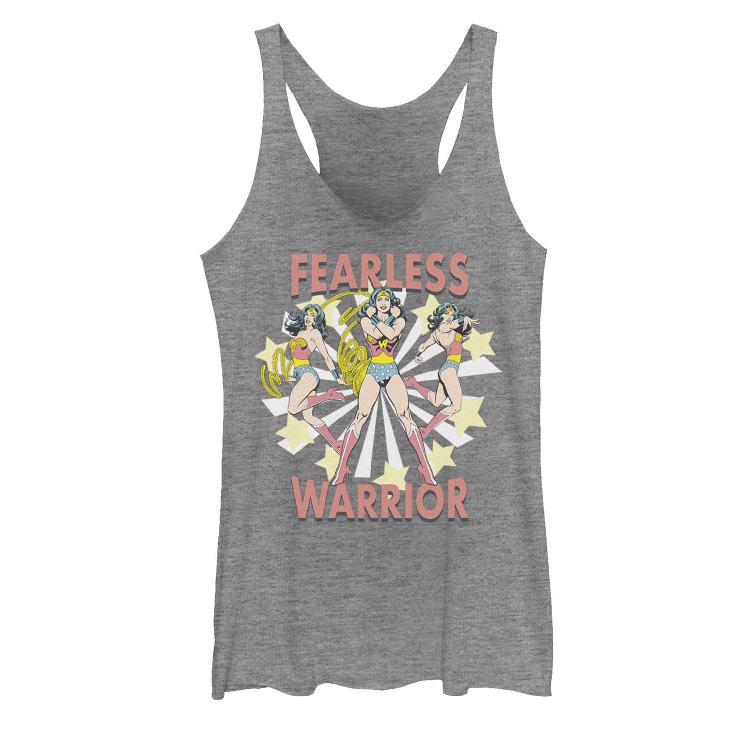 Popgear Wonder Woman T-Shirt Für Mädchen – "Fearless" Design In Weiß | Offizielles DC Comics Merchandise