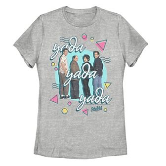 Juniors' Seinfeld Group Shot Retro Print Yada Yada Yada Tee