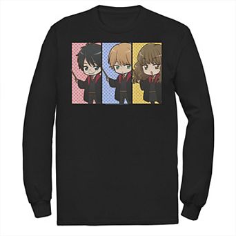 Men's Harry Potter Hermione Granger Ron Weasley Anime Panel Tee