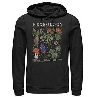 Men's Harry Potter Herbology Herb Refernce Grid Hoodie