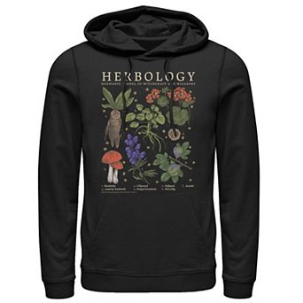 Men's Harry Potter Herbology Herb Refernce Grid Hoodie