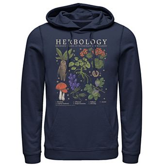 Men's Harry Potter Herbology Herb Refernce Grid Hoodie