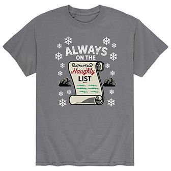 Men's The Naughty List Graphic Tee