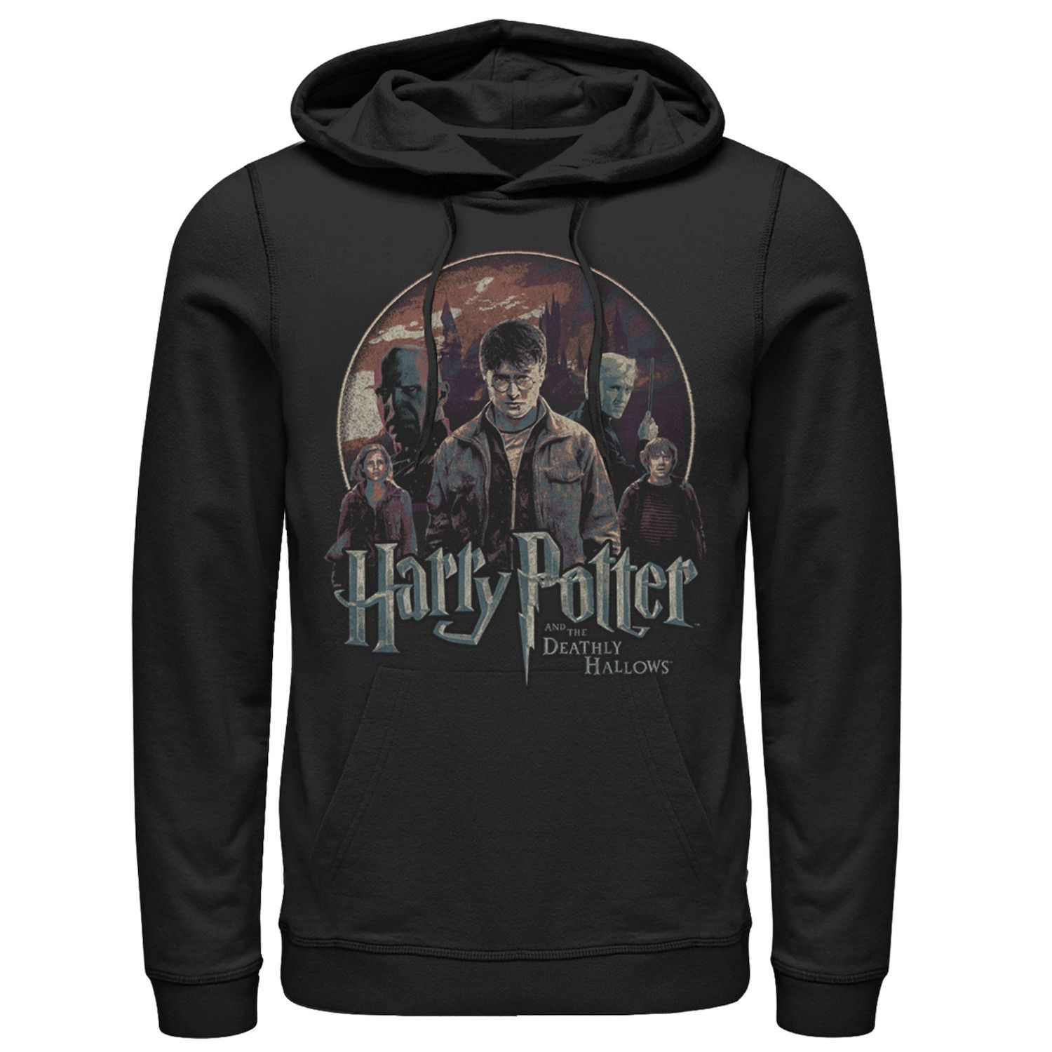 Image for Harry Potter Men's And The Deathly Hallows Group Shot Hoodie at Kohl's.