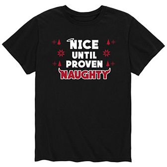 Men's Nice Until Proven Naughty Graphic Tee