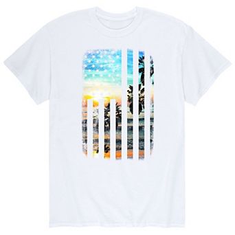 Men's Sunset Flag Graphic Tee