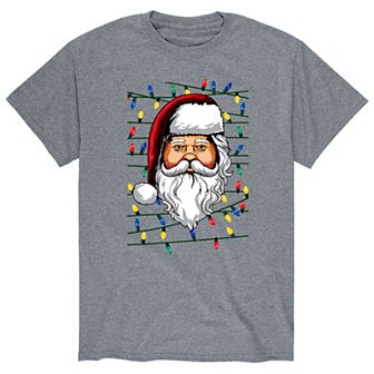 Men's Lit Santa Graphic Tee