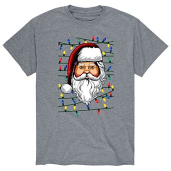 Men's Lit Santa Graphic Tee