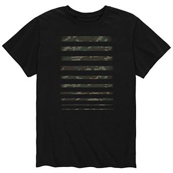 Men's Camo Stripe Graphic Tee