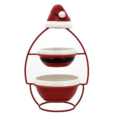 St. Nicholas Square® Tahoe Tidings Santa 2-Tier Server