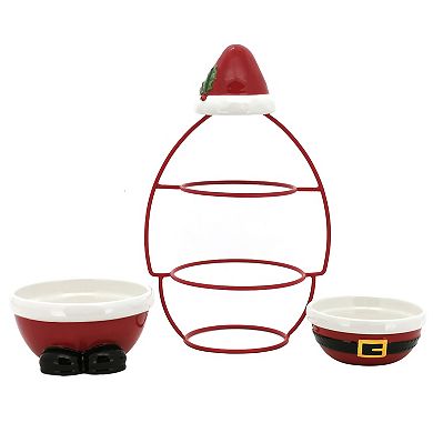 St. Nicholas Square® Tahoe Tidings Santa 2-Tier Server