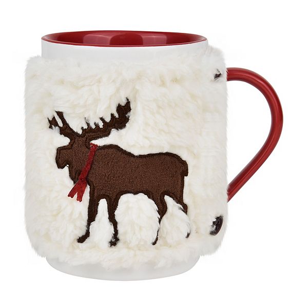 St. Nicholas Square® Mug with Cozy Moose Sweater
