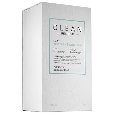 CLEAN RESERVE Warm Cotton Eau de Parfum with Bergamot and Musk