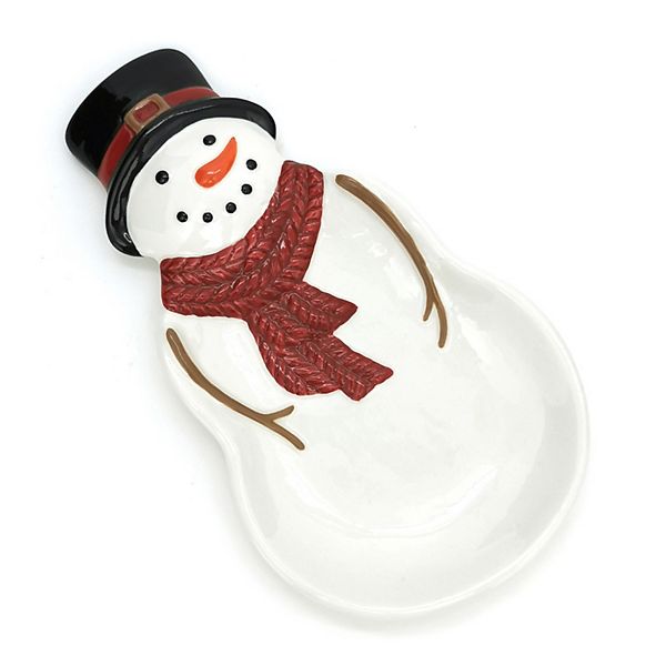 St. Nicholas Square® Yuletide Snowman 4-pc. Ceramic Measuring Spoon Set