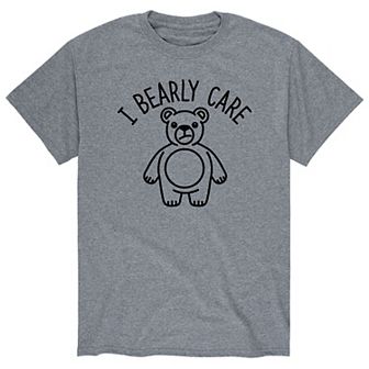 Men's I Bearly Care Graphic Tee