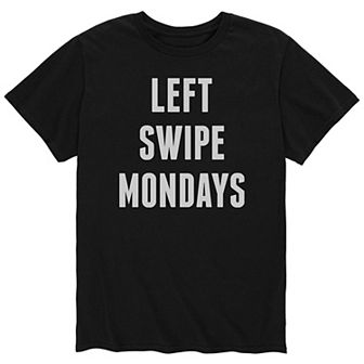 Men's Left Swipe Monday Graphic Tee