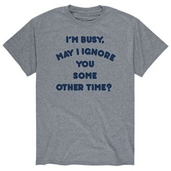 Men's I'm Busy Graphic Tee