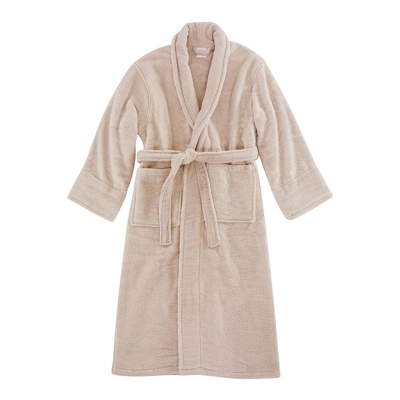 Charisma Luxe Cotton Zero Twist Bath Robe, Pink, S/M
