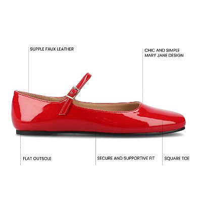 Journee Carrie Women's Mary Jane Flats