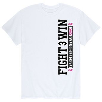 Men's Fight & Win Team Pink Tee