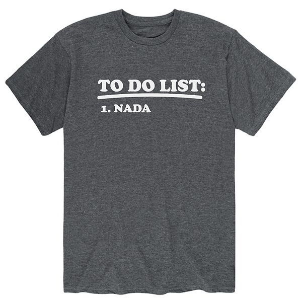 to do list nada shirt